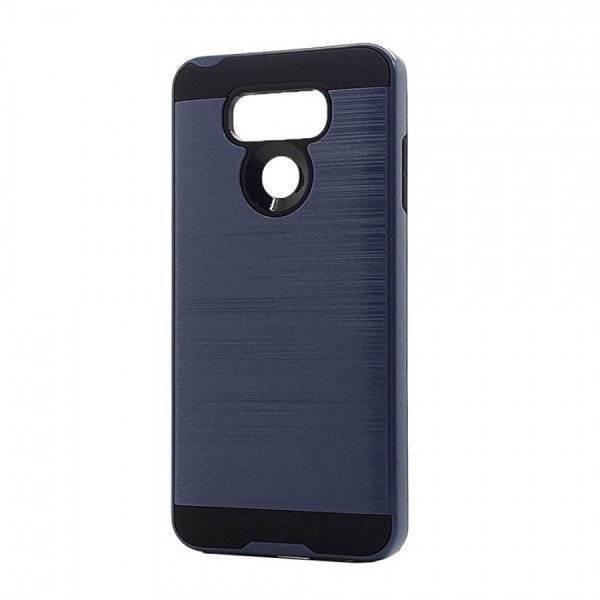 Wholesale Moto G6 Play / Moto G6 Forge (MOTO G Play 6th Gen) Armor Hybrid Case (Navy Blue)